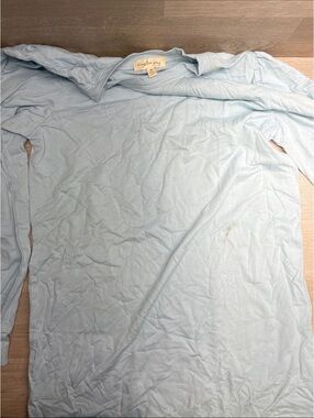 Kingston Men’s Long Sleeve Tee in Light Blue C10